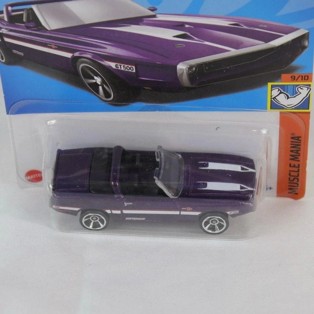 Hot Wheels Purple '69 Shelby GT-500 Toy Car - NEW